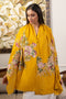 Symphony Bloom | Embroidered Fine Merino Wool Stole